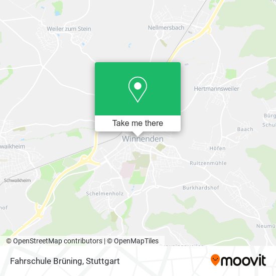 Fahrschule Brüning map