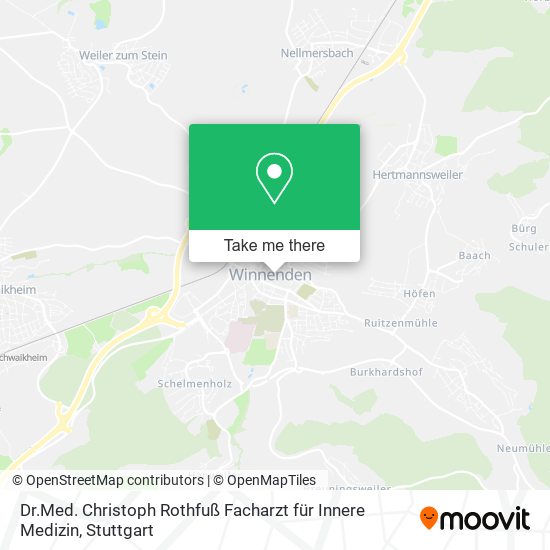 Dr.Med. Christoph Rothfuß Facharzt für Innere Medizin map
