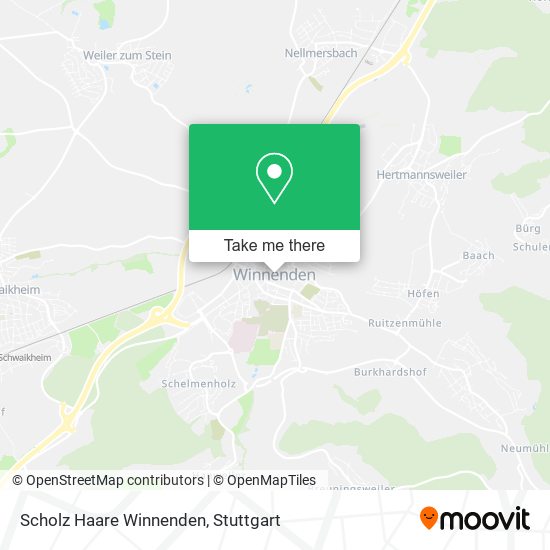 Карта Scholz Haare Winnenden