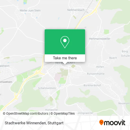 Карта Stadtwerke Winnenden