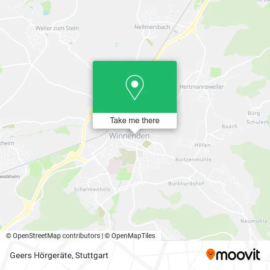 Карта Geers Hörgeräte