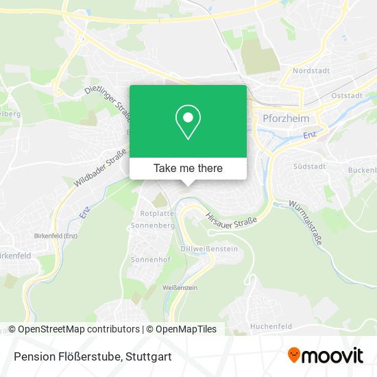 Pension Flößerstube map