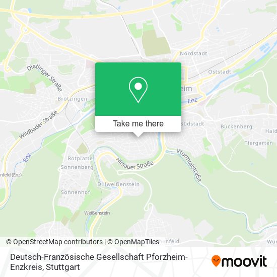 Deutsch-Französische Gesellschaft Pforzheim-Enzkreis map