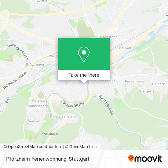 Карта Pforzheim-Ferienwohnung