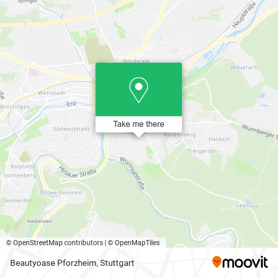 Карта Beautyoase Pforzheim