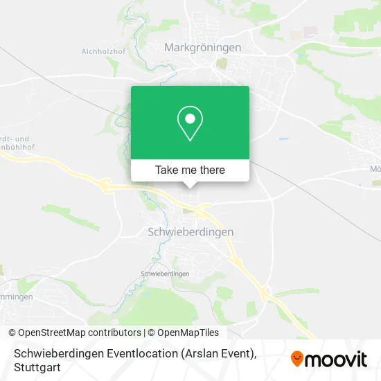 Карта Schwieberdingen Eventlocation (Arslan Event)