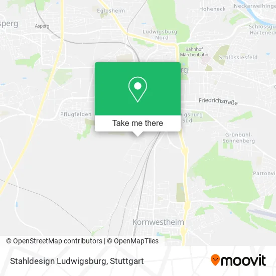 Карта Stahldesign Ludwigsburg