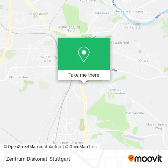 Карта Zentrum Diakonat