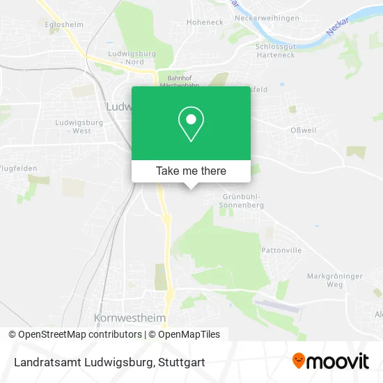 Карта Landratsamt Ludwigsburg