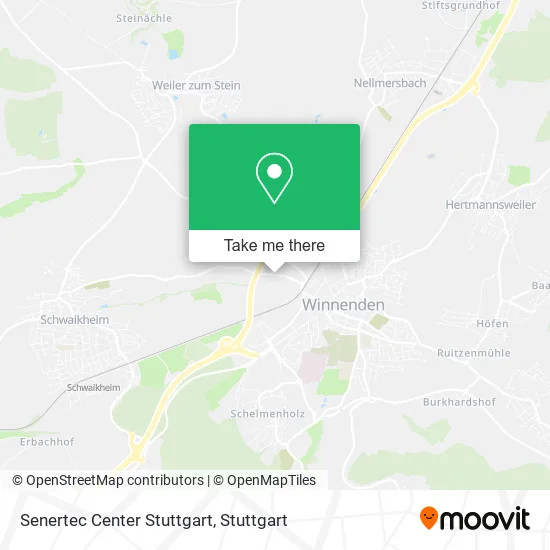 Карта Senertec Center Stuttgart