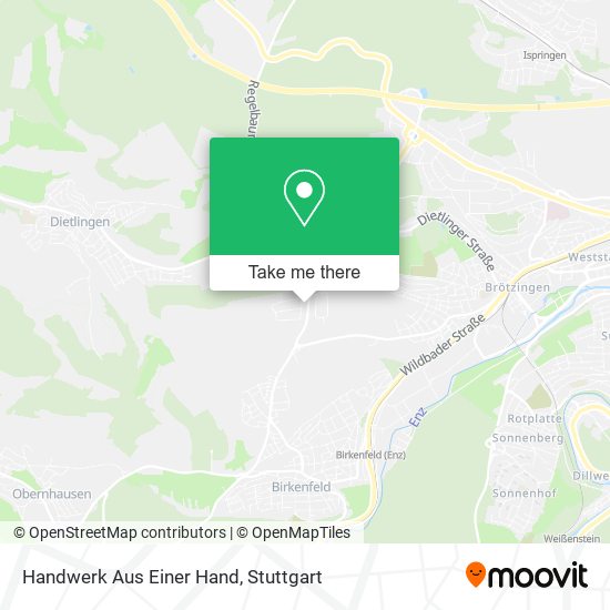 Карта Handwerk Aus Einer Hand