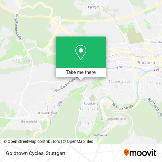Карта Goldtown Cycles