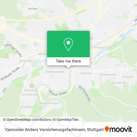 Карта Vjencislav Anders Versicherungsfachmann