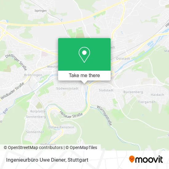 Карта Ingenieurbüro Uwe Diener