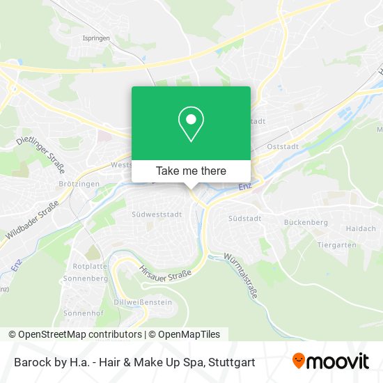 Карта Barock by H.a. - Hair & Make Up Spa