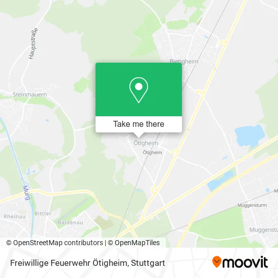 Карта Freiwillige Feuerwehr Ötigheim
