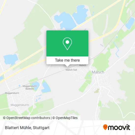 Карта Blattert Mühle