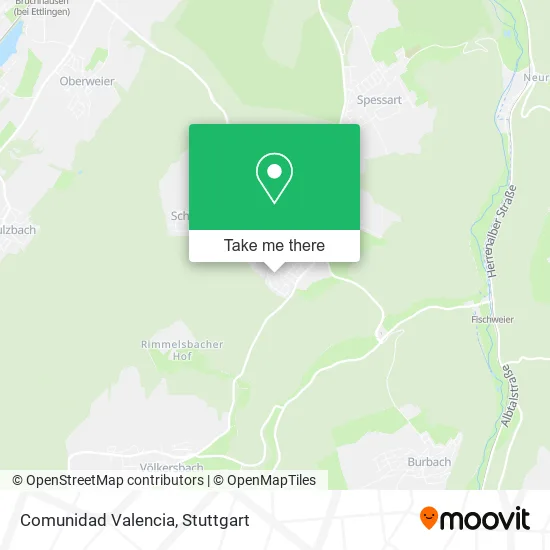 Карта Comunidad Valencia