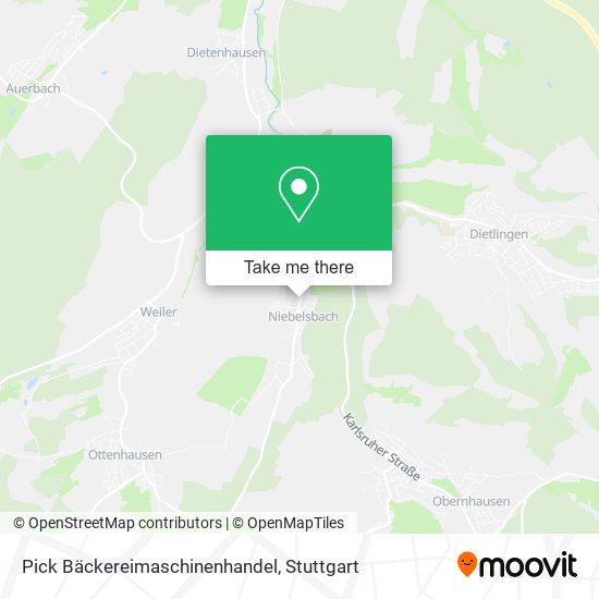 Pick Bäckereimaschinenhandel map