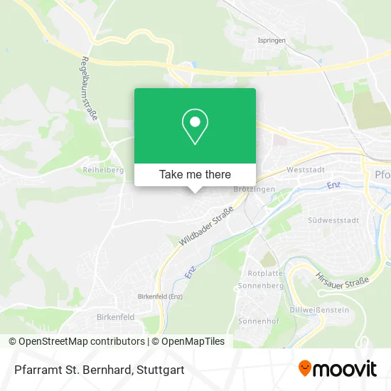 Карта Pfarramt St. Bernhard