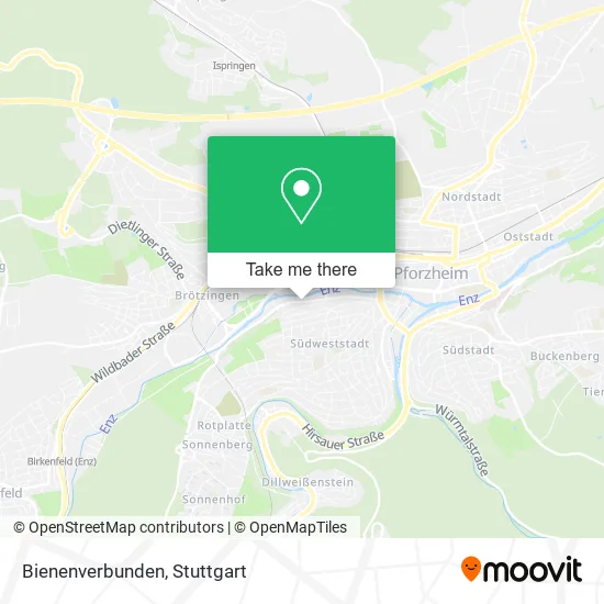 Карта Bienenverbunden