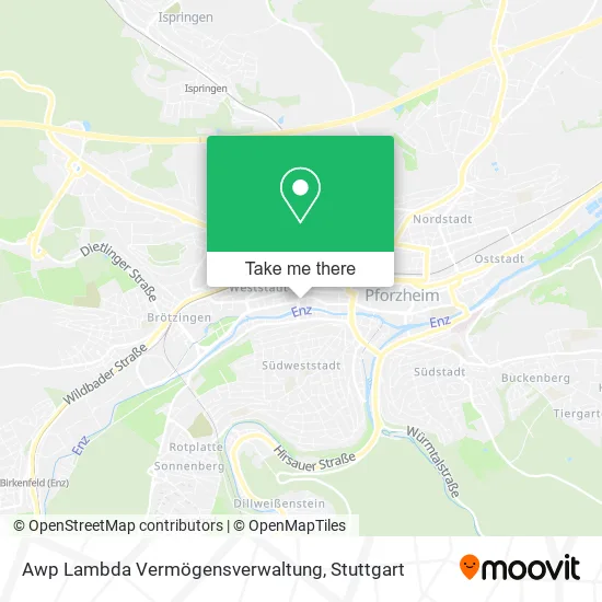 Карта Awp Lambda Vermögensverwaltung