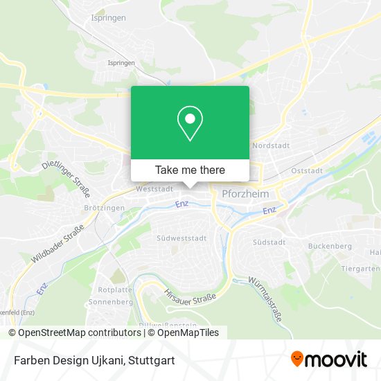 Farben Design Ujkani map
