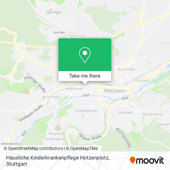 Häusliche Kinderkrankenpflege Hotzenplotz map