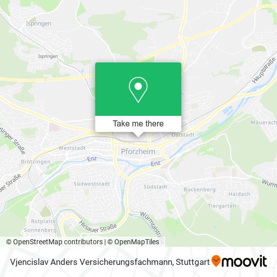 Vjencislav Anders Versicherungsfachmann map