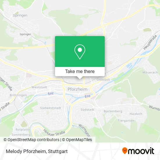 Карта Melody Pforzheim