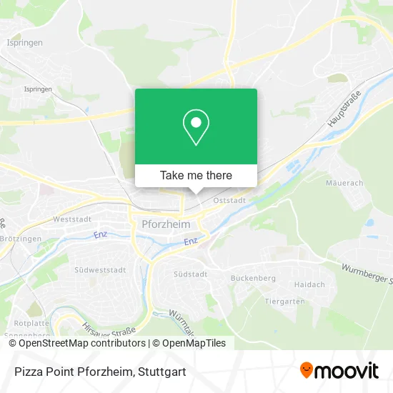 Карта Pizza Point Pforzheim