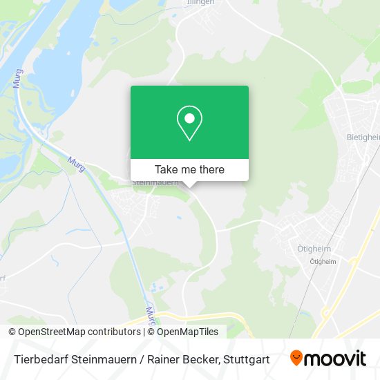 Карта Tierbedarf Steinmauern / Rainer Becker