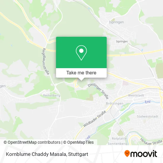 Карта Kornblume Chaddy Masala