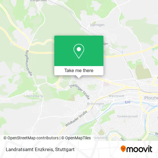 Карта Landratsamt Enzkreis