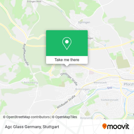 Карта Agc Glass Germany