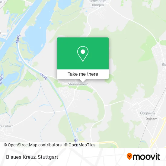 Карта Blaues Kreuz