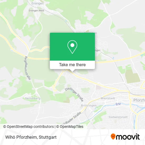 Карта Wihö Pforzheim
