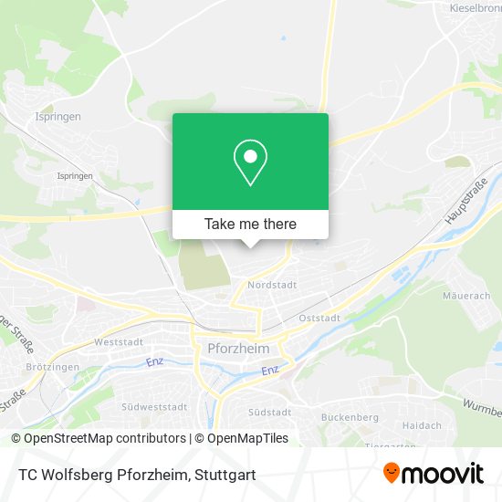 Карта TC Wolfsberg Pforzheim