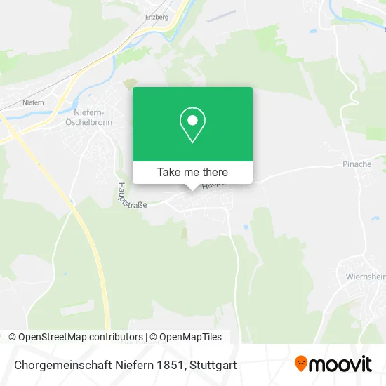 Карта Chorgemeinschaft Niefern 1851