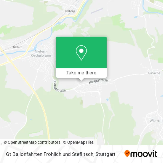 Карта Gt Ballonfahrten Fröhlich und Steflitsch
