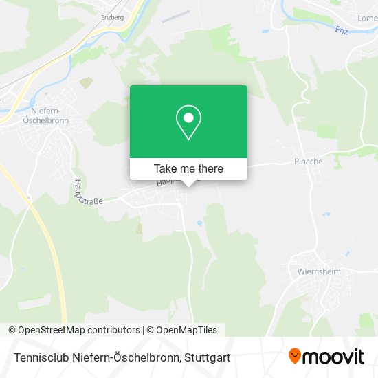 Tennisclub Niefern-Öschelbronn map