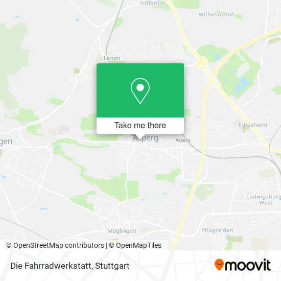 Карта Die Fahrradwerkstatt