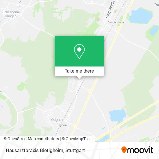 Карта Hausarztpraxis Bietigheim