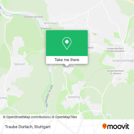 Карта Traube Durlach