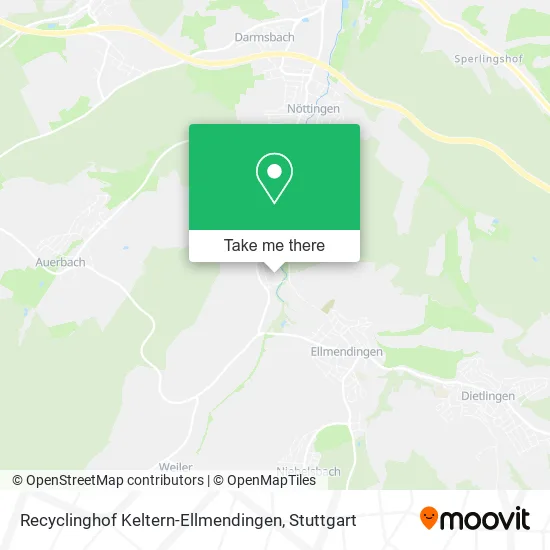 Карта Recyclinghof Keltern-Ellmendingen