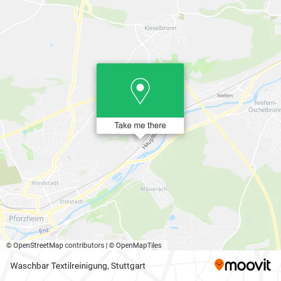 Карта Waschbar Textilreinigung