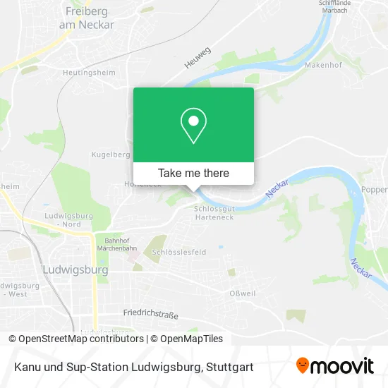 Карта Kanu und Sup-Station Ludwigsburg