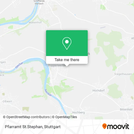 Pfarramt St.Stephan map