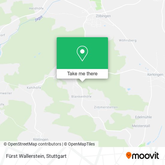 Fürst Wallerstein map