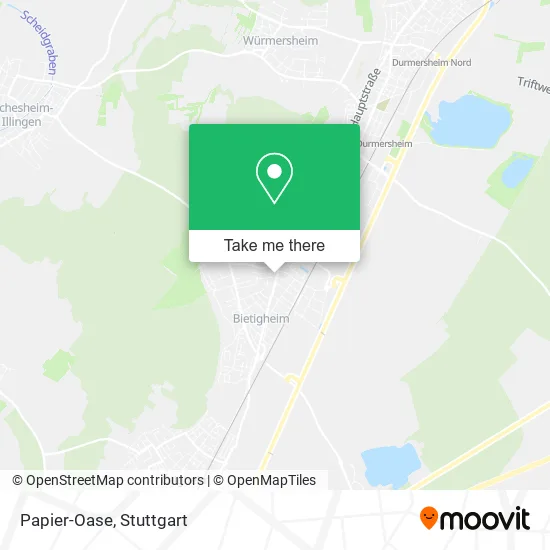 Карта Papier-Oase